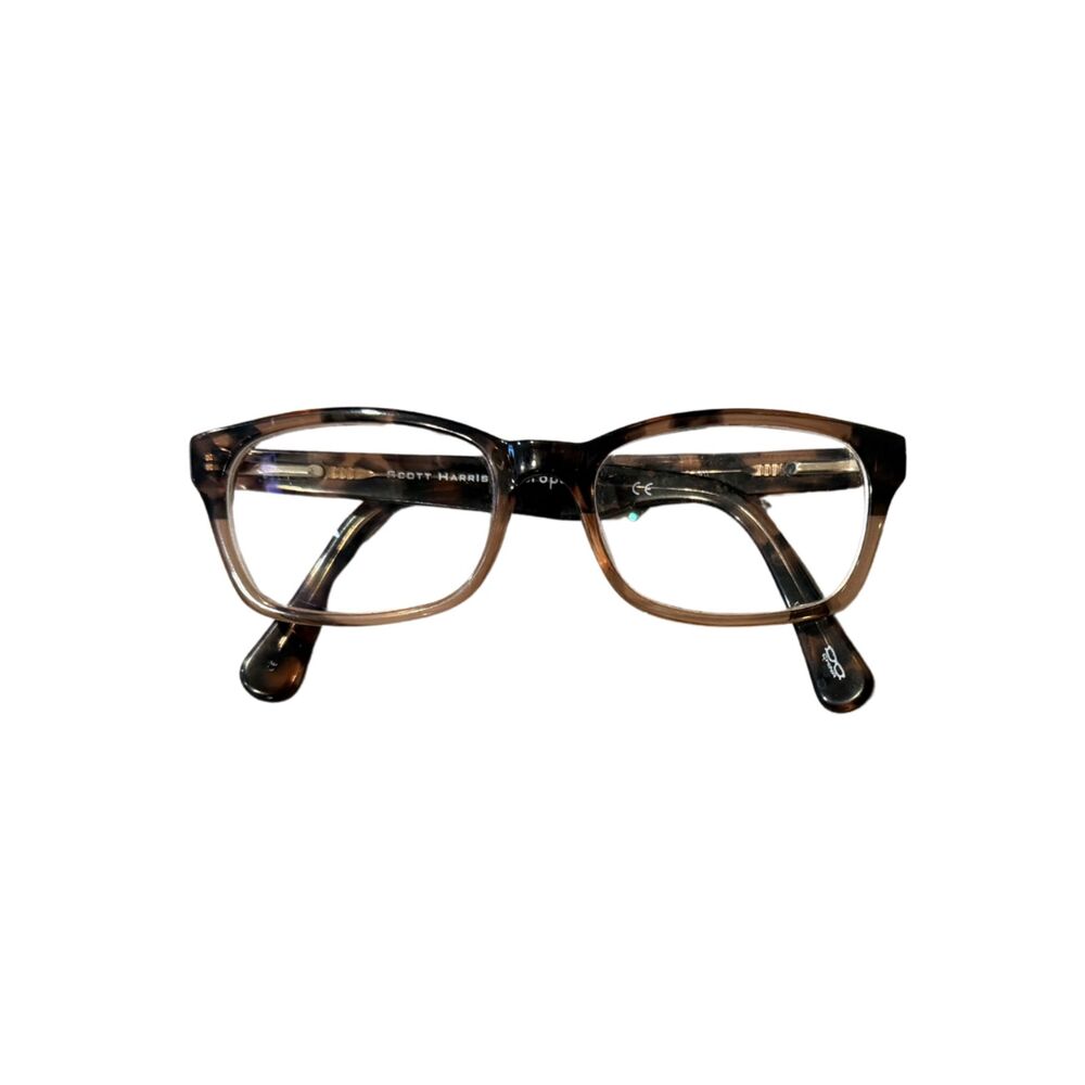 Scott Harris Europa Eyeglass Frames Only 271 51-17-140 Pink Brown Tortoise Shell